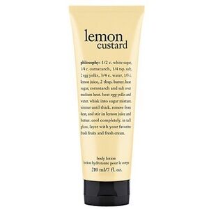 PHILOSOPHY LEMON CUSTARD BODY LOTION Full Size 7 Oz. NEW in SEALED TUBE!